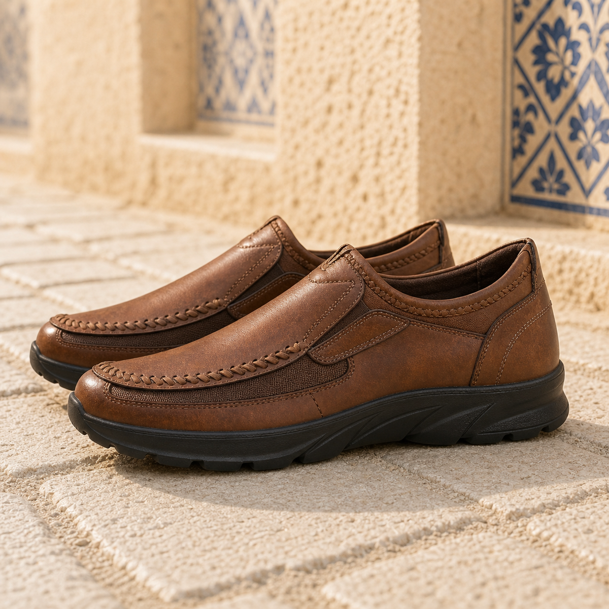 Mocassins Orthopédiques de Marche Pour Homme - Mediterranean Lifestyle