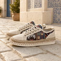 Mocassins Indiens En Toile - Mediterranean Lifestyle