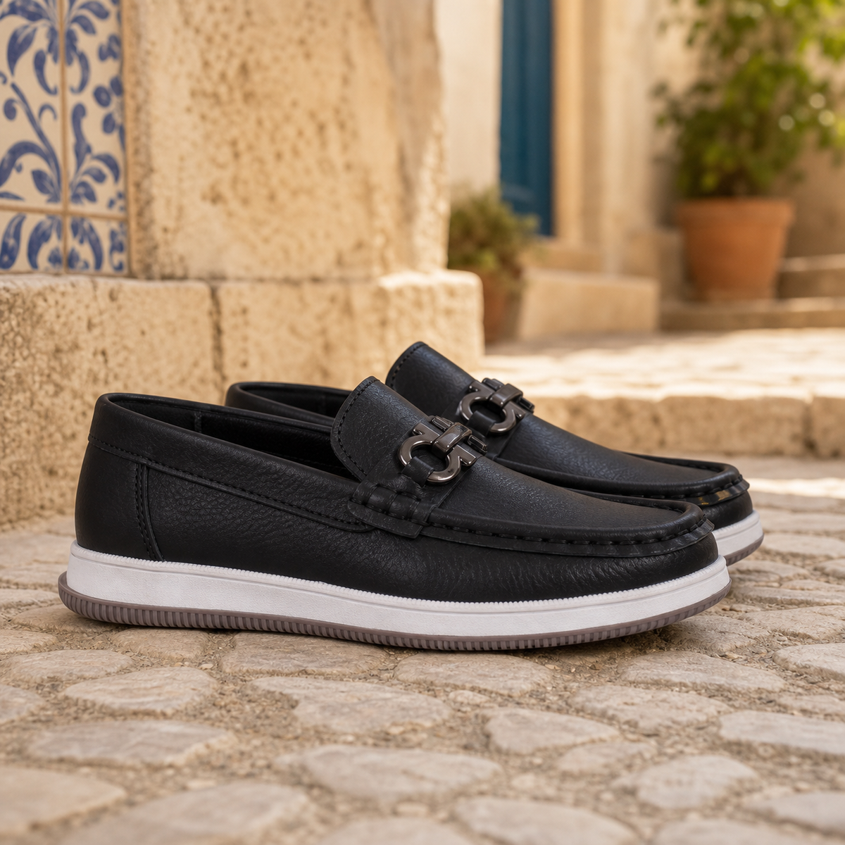Mocassins Souples À Enfiler Pour Garçons - Mediterranean Lifestyle