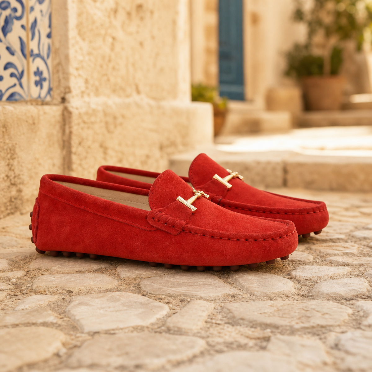 Mocassins Souples À Bout Rond Pour Femmes - Mediterranean Lifestyle