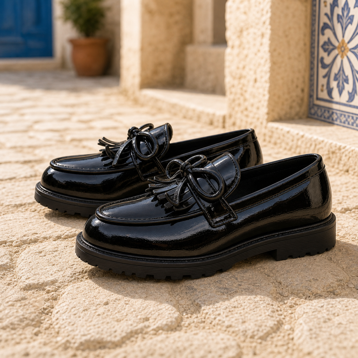 Mocassin Style Britannique Pour Filles - Mediterranean Lifestyle