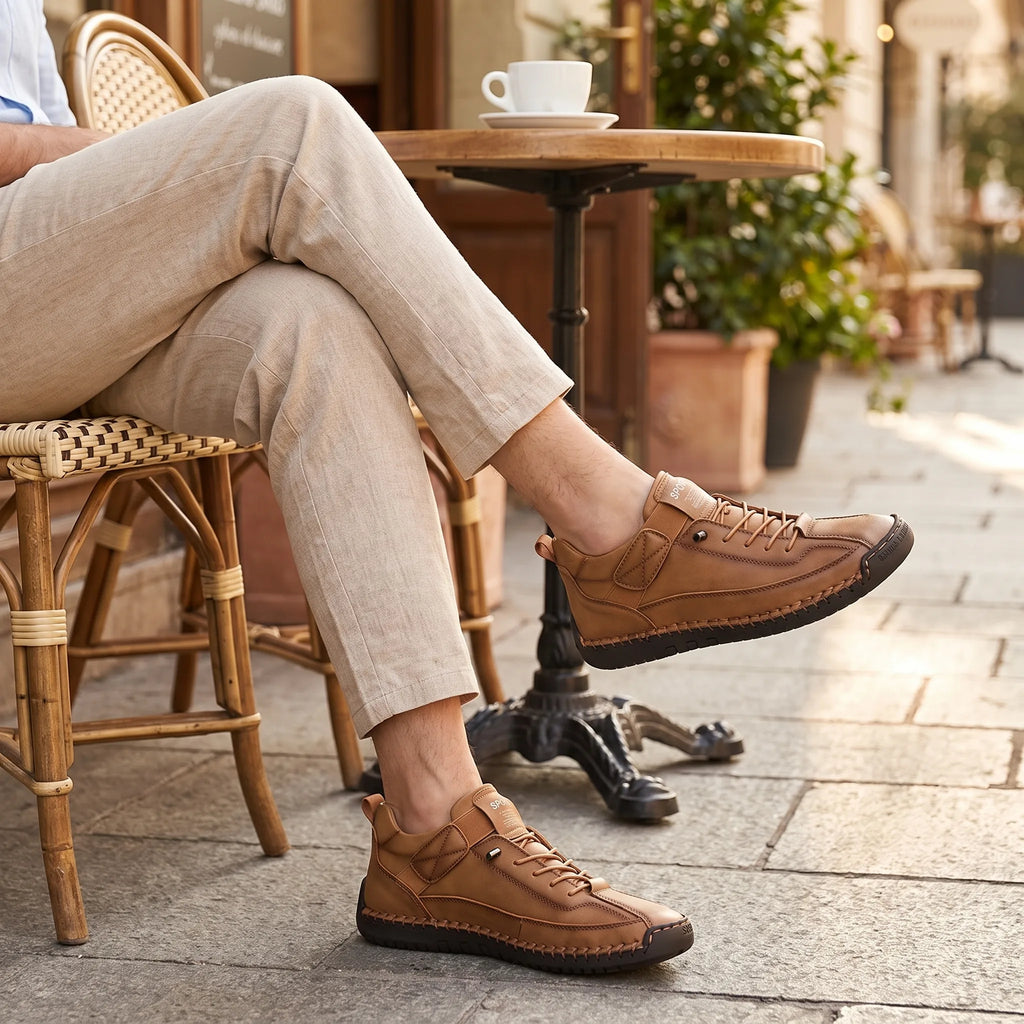 Chaussures En Cuir Décontractées Pour Hommes - Lifestyle — Worn Editorial