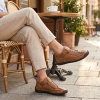 Chaussures En Cuir Décontractées Pour Hommes - Lifestyle — Worn Editorial