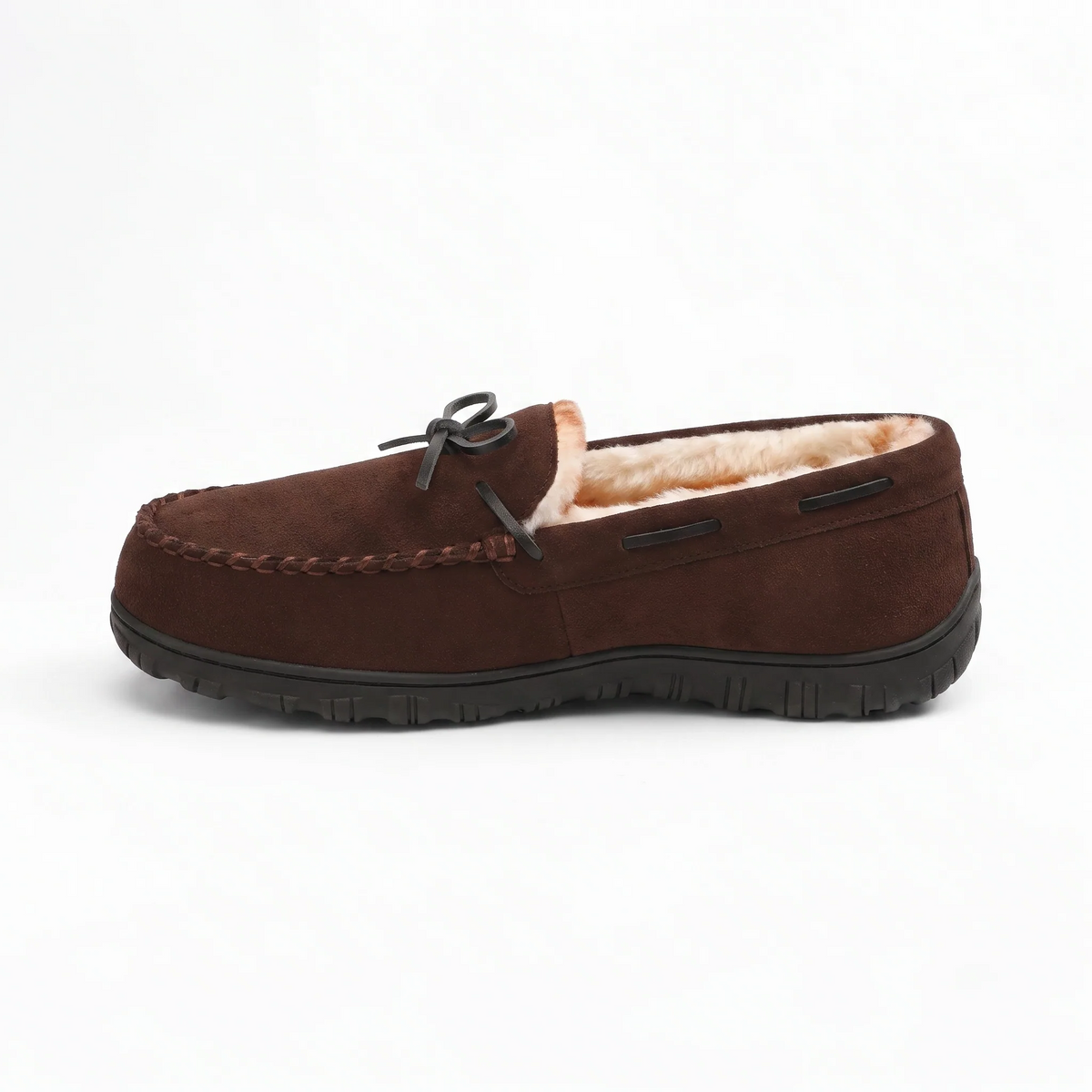 Mocassins En Daim Fourrés - Studio — Side Profile
