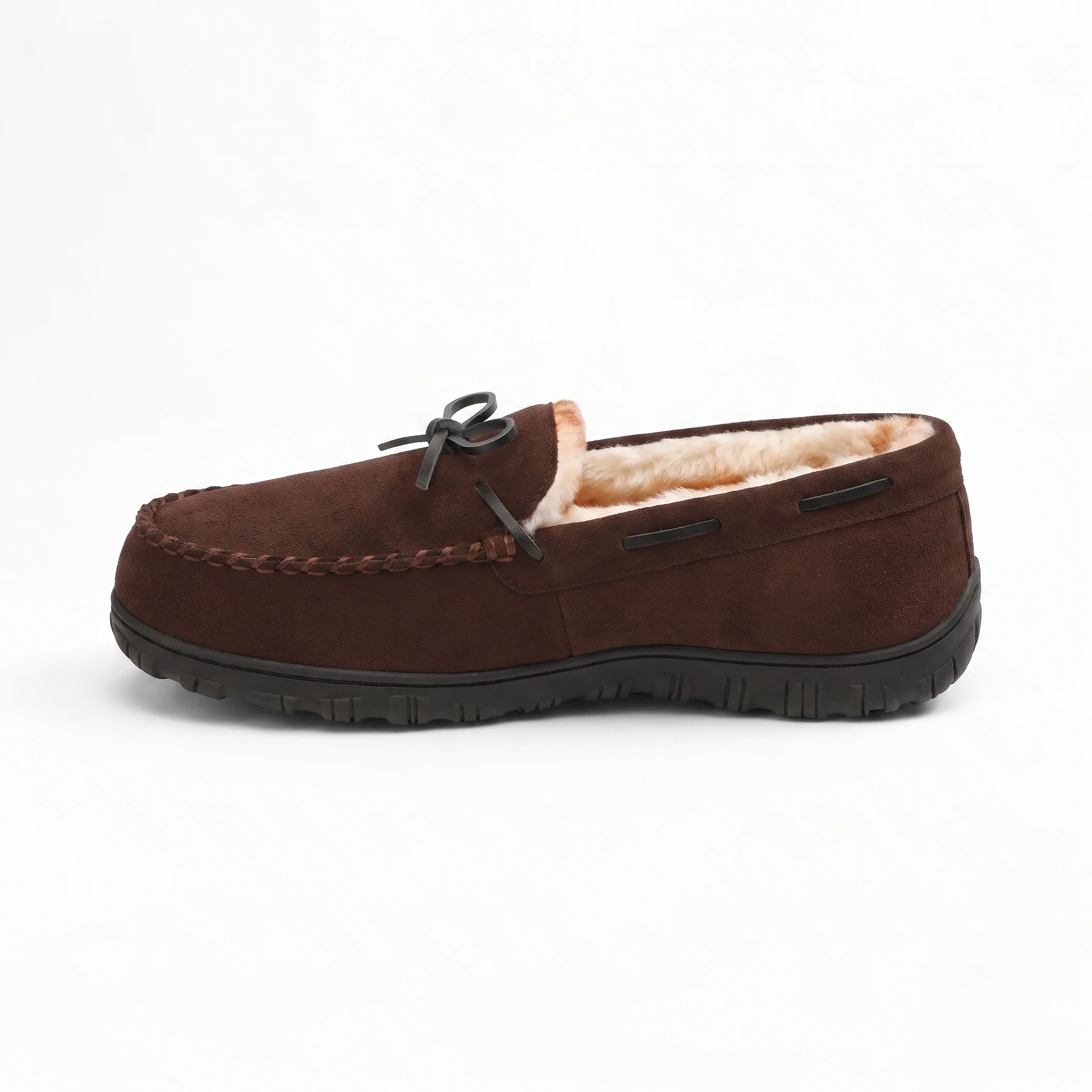 Mocassins En Daim Fourrés - Studio — Side Profile