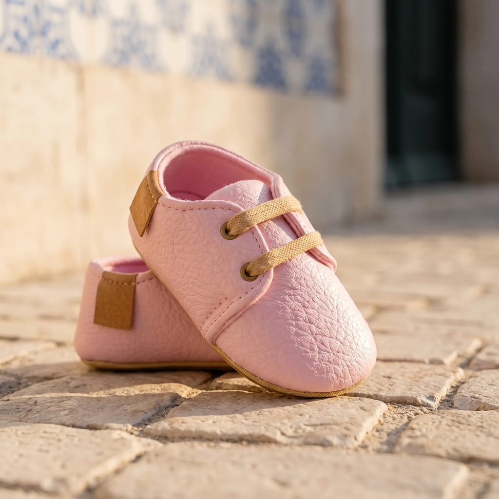 Mocassin Avec Nœud Et Semelle Souple Pour Bébé Fille - Lifestyle — Mediterranean Editorial