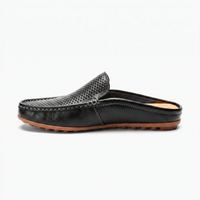 Mules Mocassins Souples En Cuir Synthétique - Studio — Side Profile