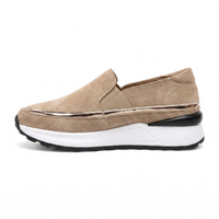 Mocassins Daim À Plateforme Compensée - Studio — Side Profile
