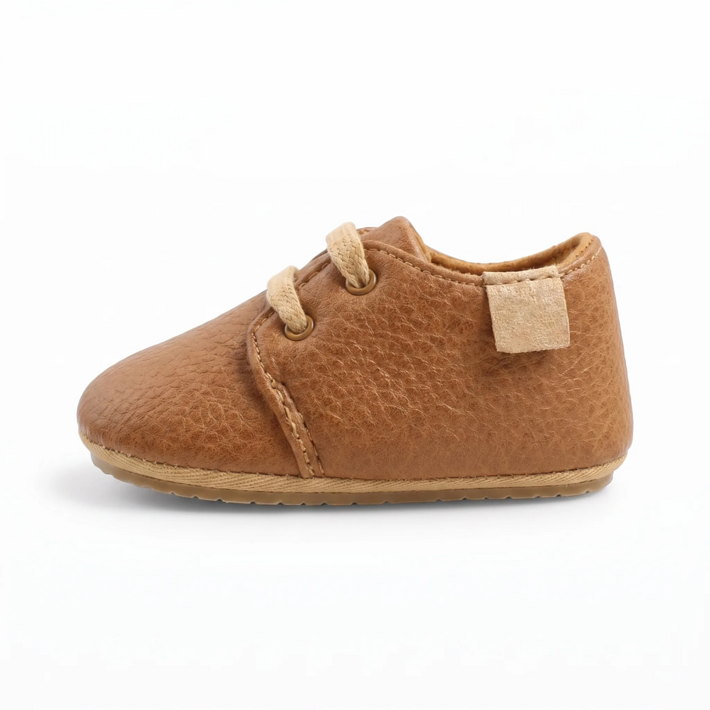 Mocassins À Lacets Et Semelle Souple Pour Bébé Garçon - Studio — Side Profile