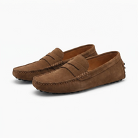 Mocassins Respirants Effet Daim Pour Hommes - Studio — Front 3/4 Pair