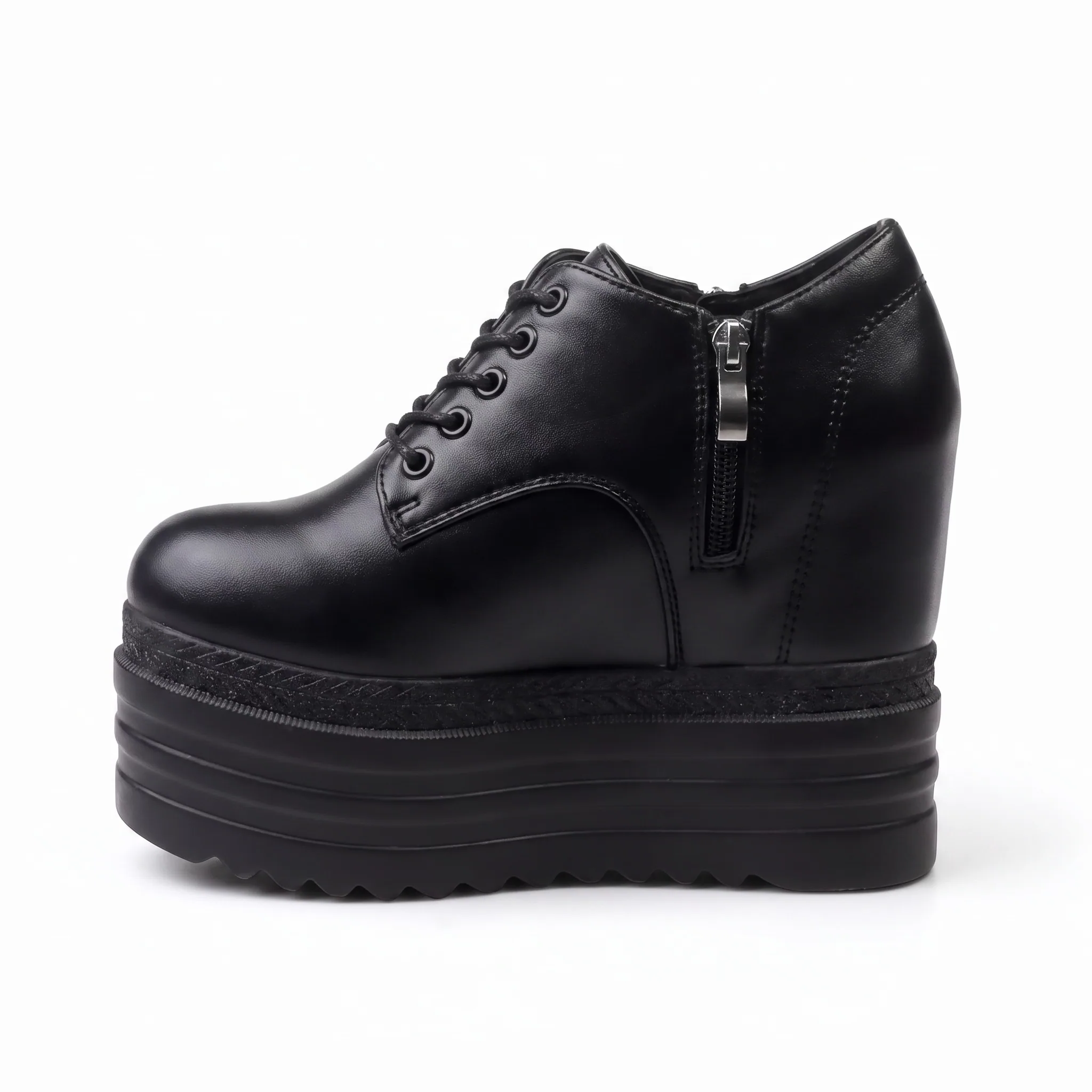 Mocassins À Plateforme Avec Fermeture Éclair Pour Femme - Studio — Side Profile