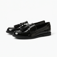 Mocassins Décontractés Souples En Cuir Pour Garçons - Studio — Front 3/4 Pair
