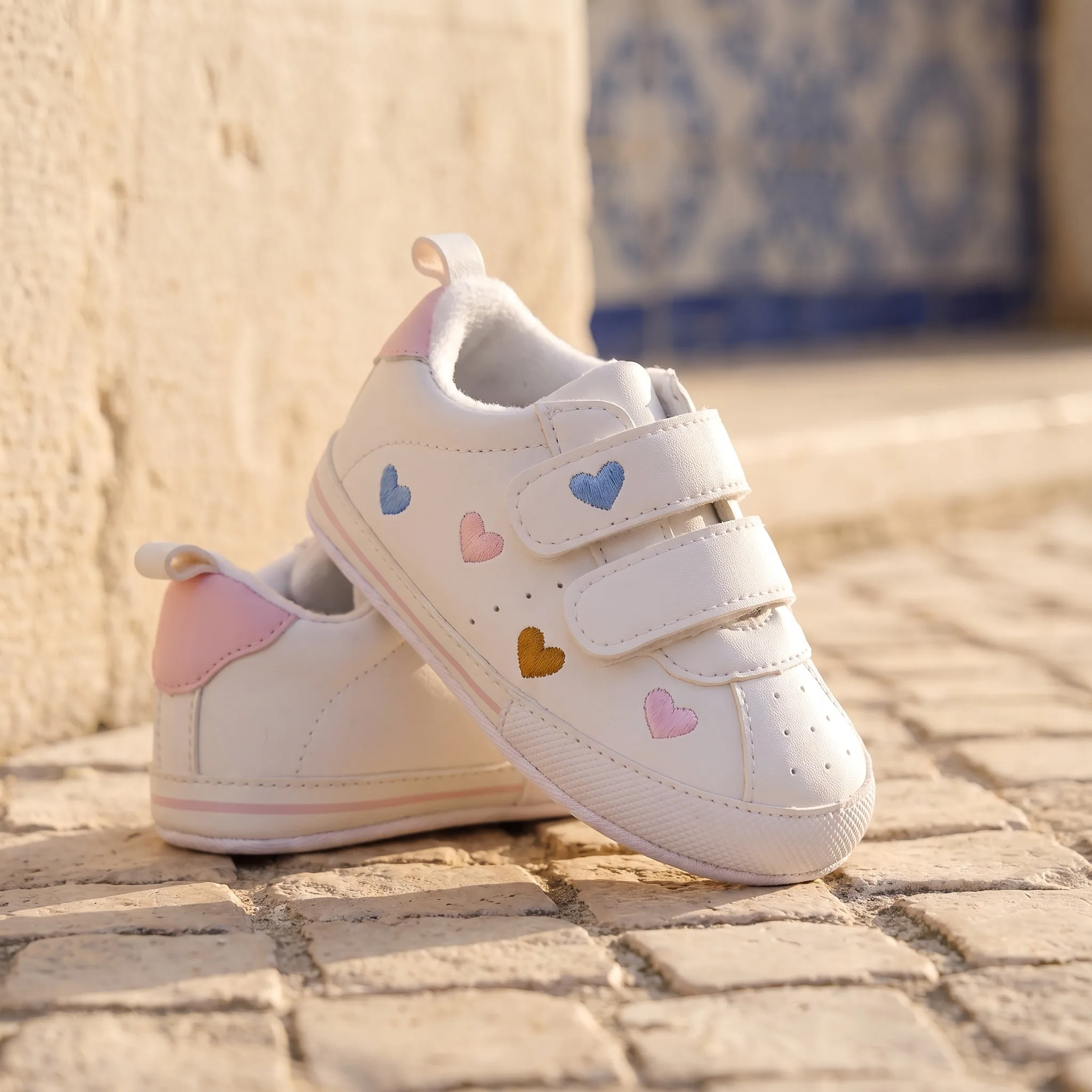 Mocassins Pour Bébé Fille À Motif Coeur - Lifestyle — Mediterranean Editorial
