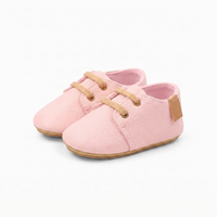 Mocassin Avec Nœud Et Semelle Souple Pour Bébé Fille - Studio — Front 3/4 Pair