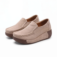 Mocassins À Plateforme Confortable Pour Femme - Studio — Front 3/4 Pair