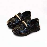 Mocassins En Cuir Et Perles Pour Filles - Studio — Front 3/4 Pair