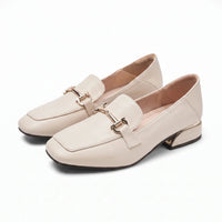 Mocassin Mary Jane Vernis À Talon Carré - Studio — Front 3/4 Pair
