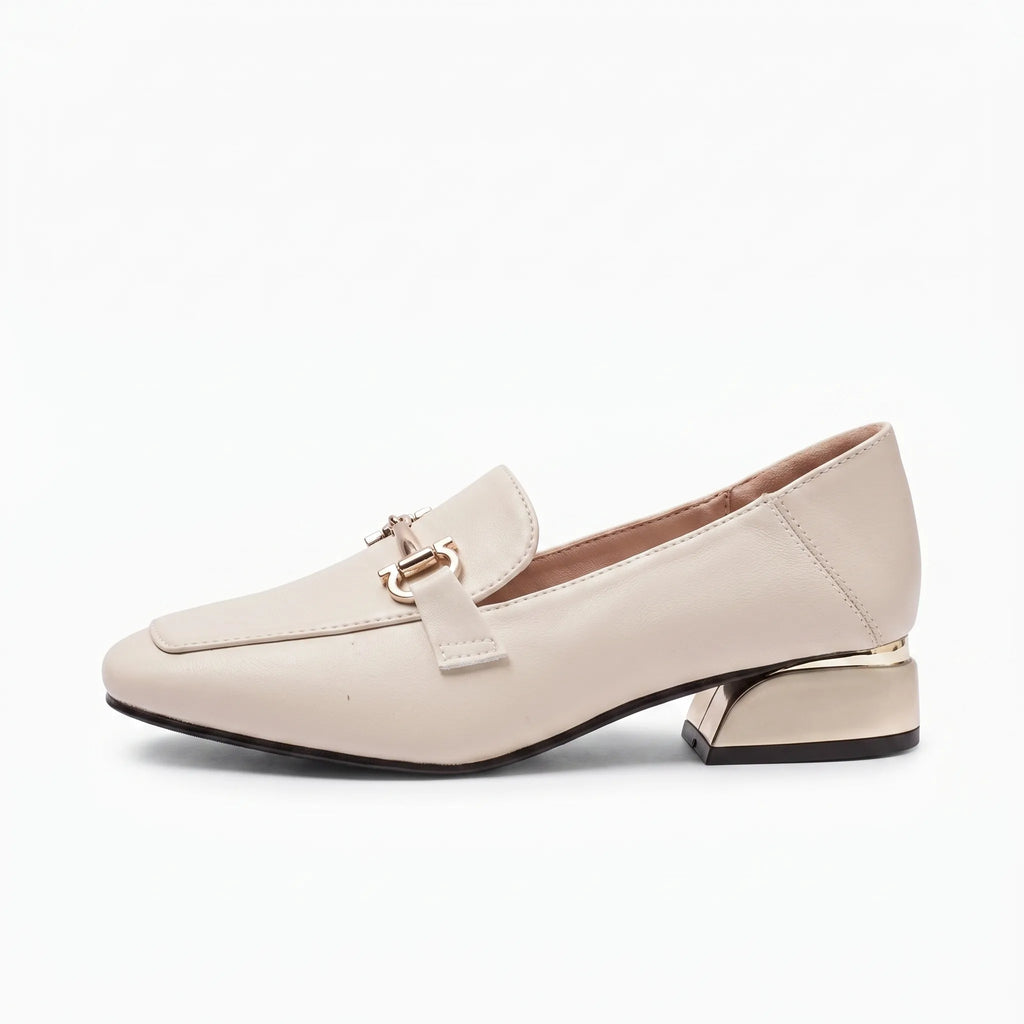 Mocassin Mary Jane Vernis À Talon Carré - Studio — Side Profile