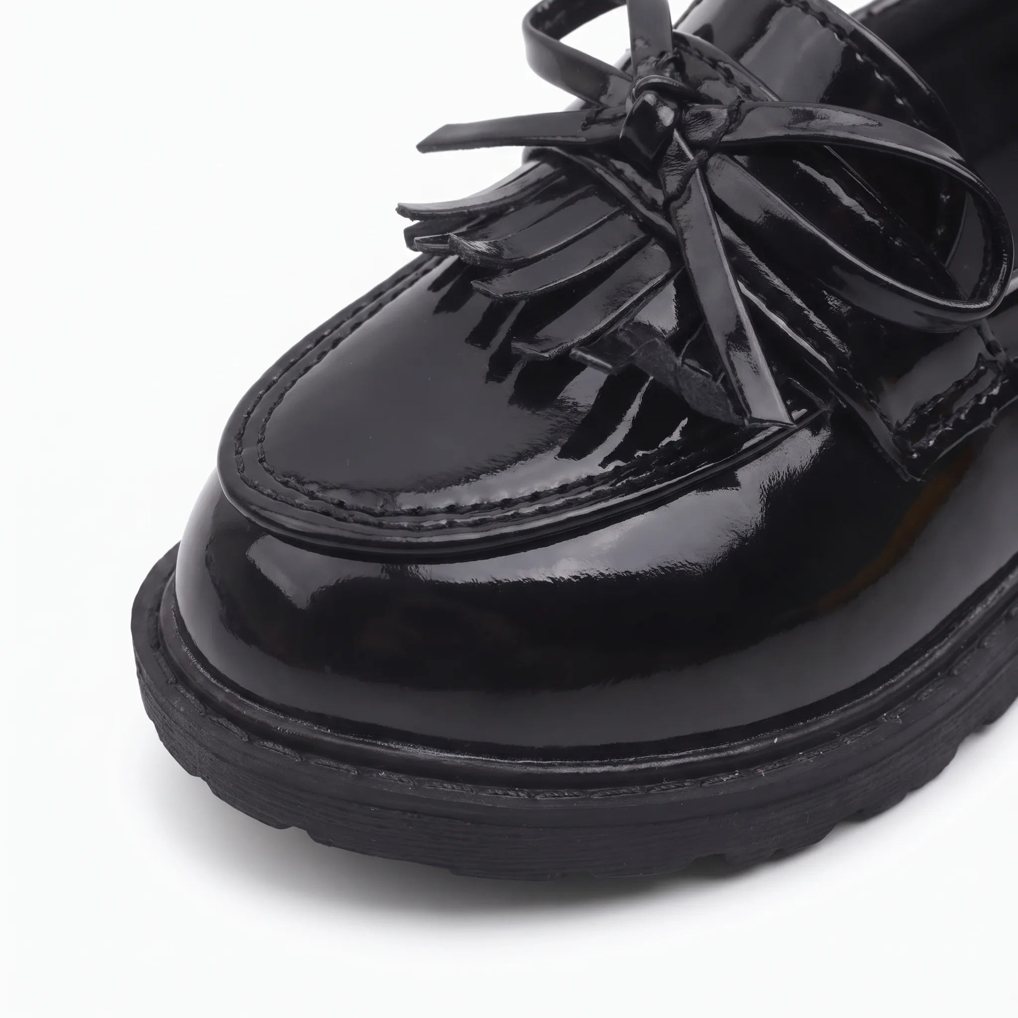 Mocassin Style Britannique Pour Filles - Studio — Detail Close-up Image