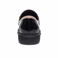 Mocassins À Bout Rond En Cuir Verni Pour Femmes - Studio - Behind view