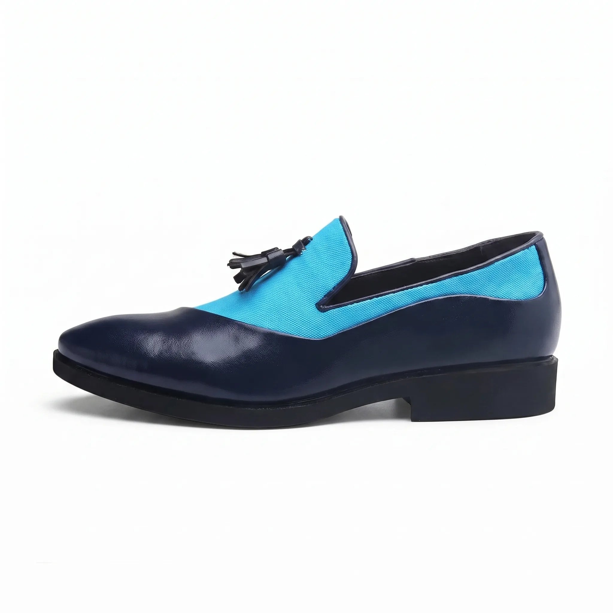 Mocassins À Gland En Daim Avec Plusieurs Couleurs Pour Hommes - Studio — Side Profile