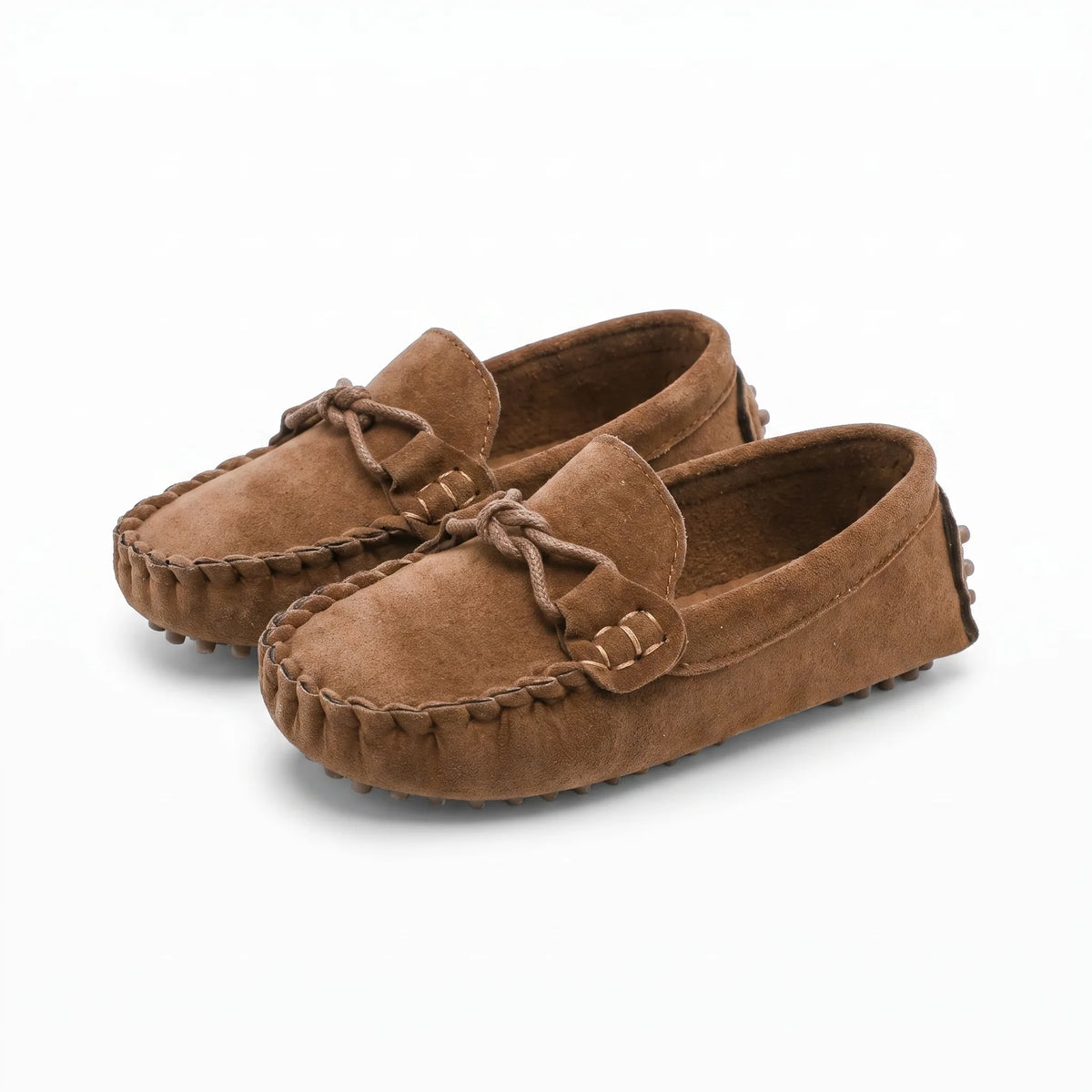 Mocassins À Nœud Papillon Pour Enfants - Studio — Front 3/4 Pair