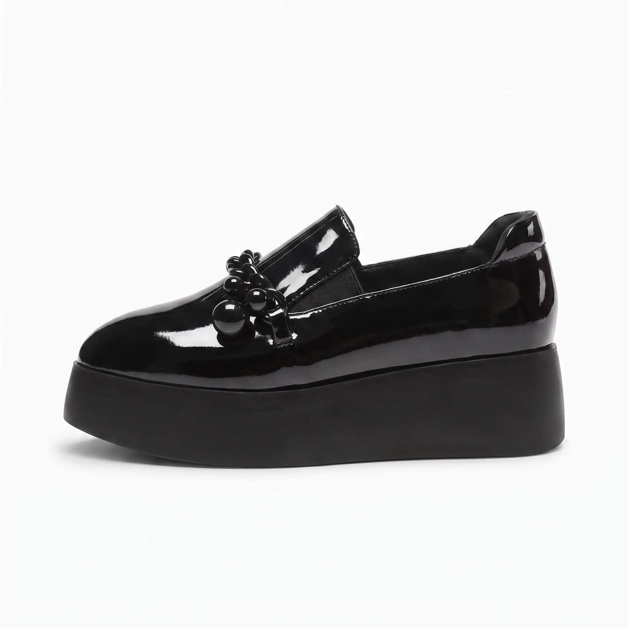 Mocassins À Plateforme À Chaine Métallique - Studio — Side Profile