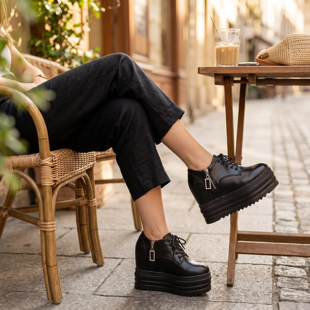 Mocassins À Plateforme Avec Fermeture Éclair Pour Femme - Lifestyle — Worn Editorial