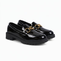 Mocassins À Plateforme De Style Britannique Pour Femme - Studio — Front 3/4 Pair