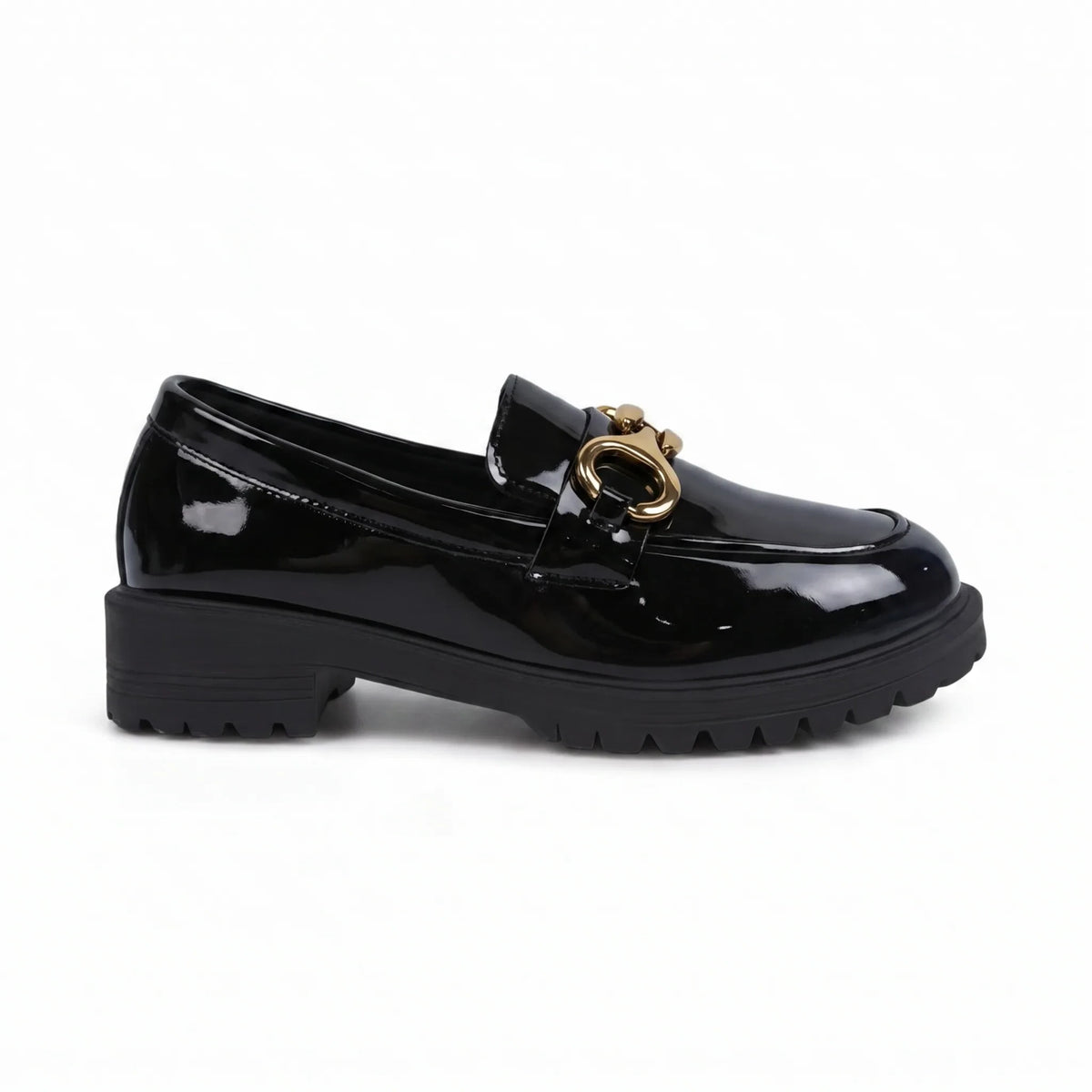 Mocassins À Plateforme De Style Britannique Pour Femme - Studio — Side Profile