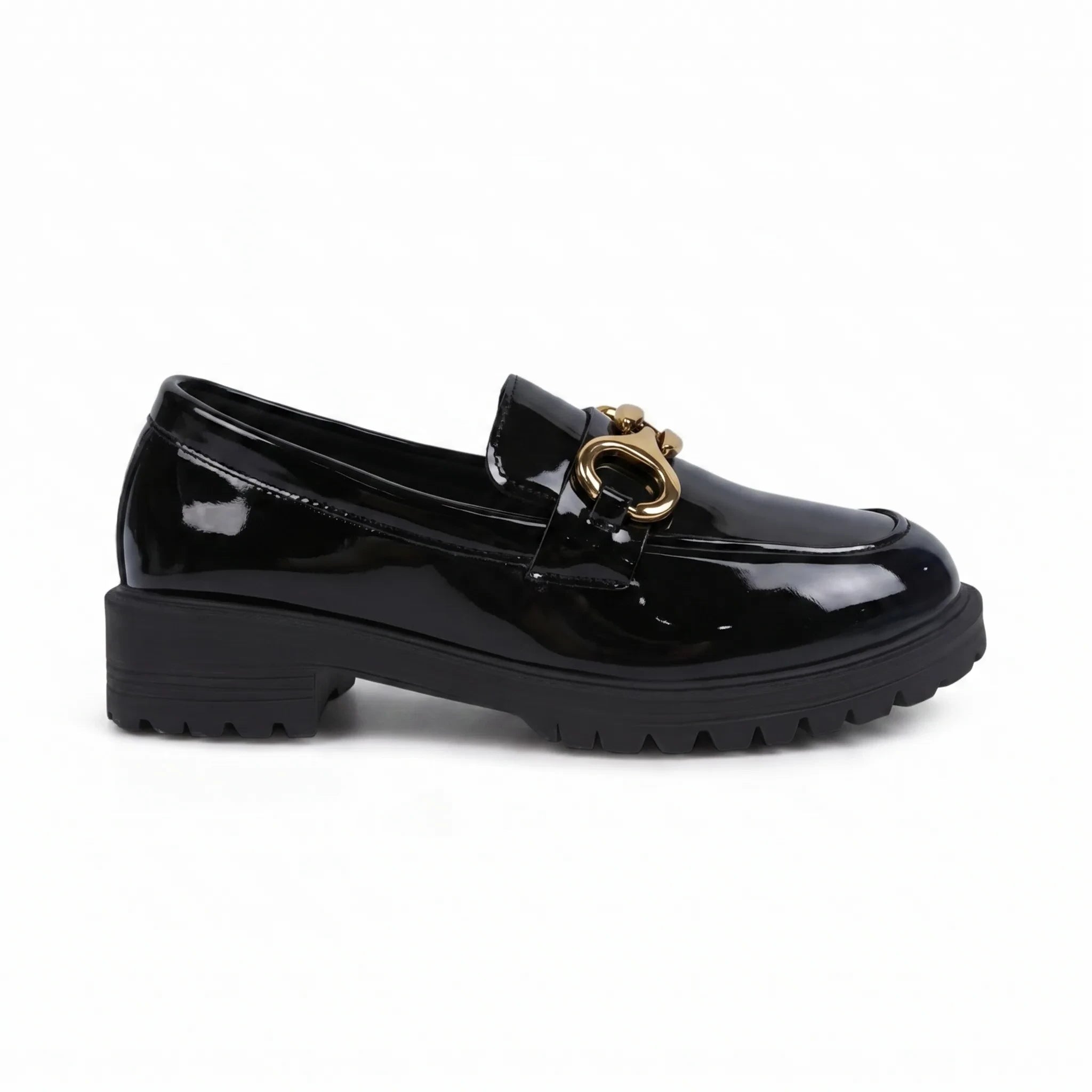 Mocassins À Plateforme De Style Britannique Pour Femme - Studio — Side Profile