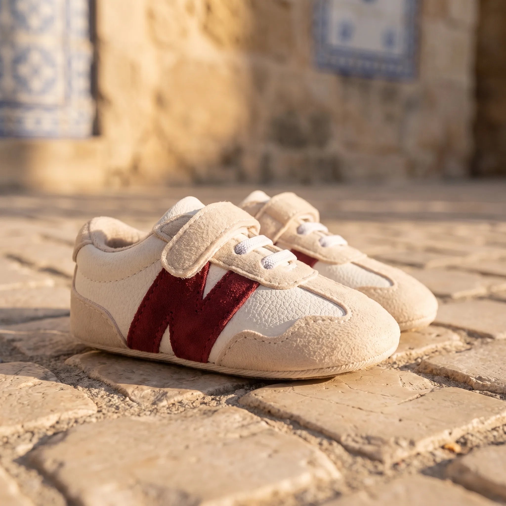 Mocassins Avec Un Design De Baseball Pour Bébé - Lifestyle — Mediterranean Editorial
