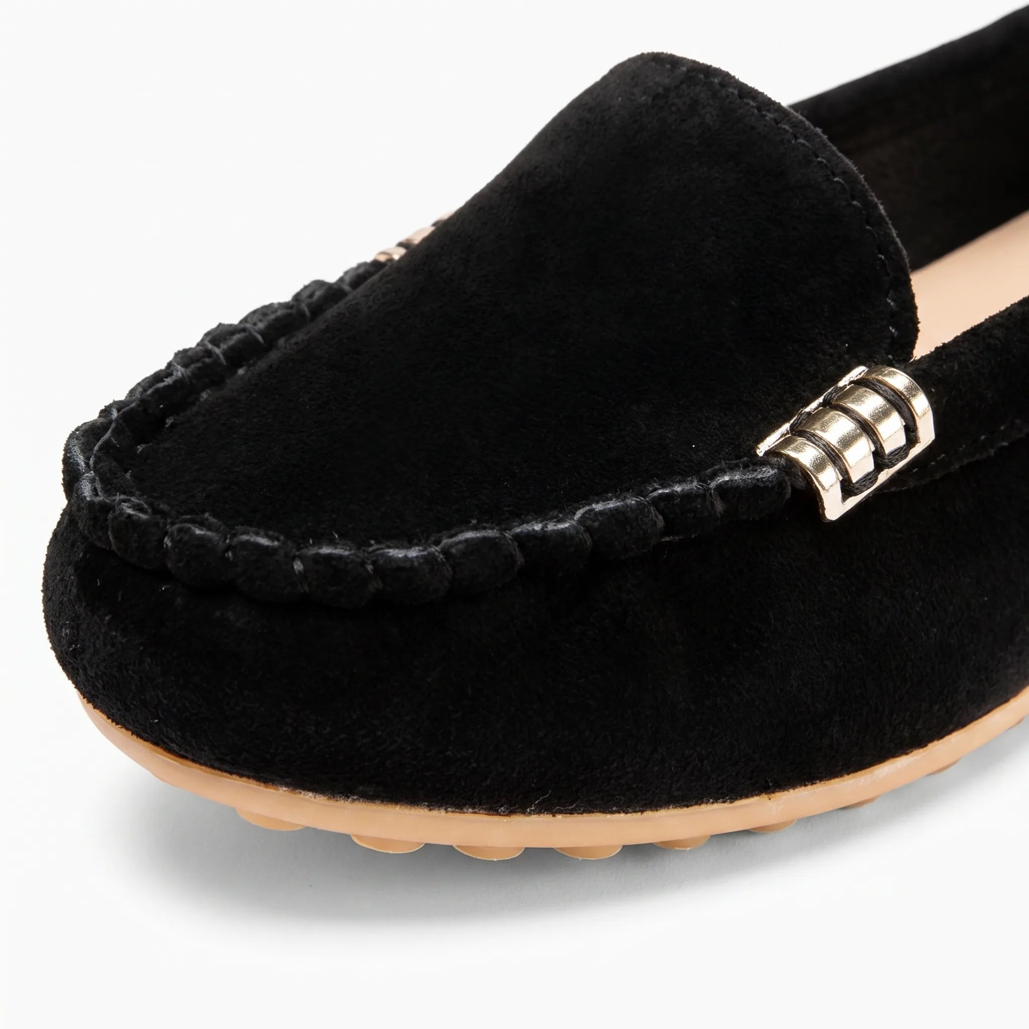 Mocassins Confortables À Crampons Pour Femme - Studio — Detail Close-up Image