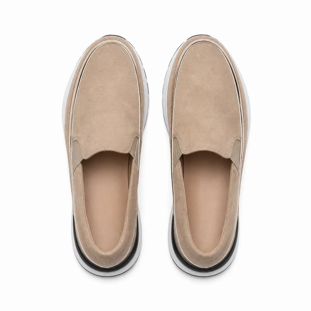 Mocassins Daim À Plateforme Compensée - Studio - Top view