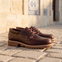 Mocassins Décontractés À Plateforme En Cuir Véritable Pour Homme - Lifestyle — Mediterranean Editorial