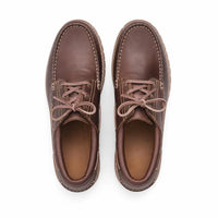 Mocassins Décontractés À Plateforme En Cuir Véritable Pour Homme - Studio - Top view