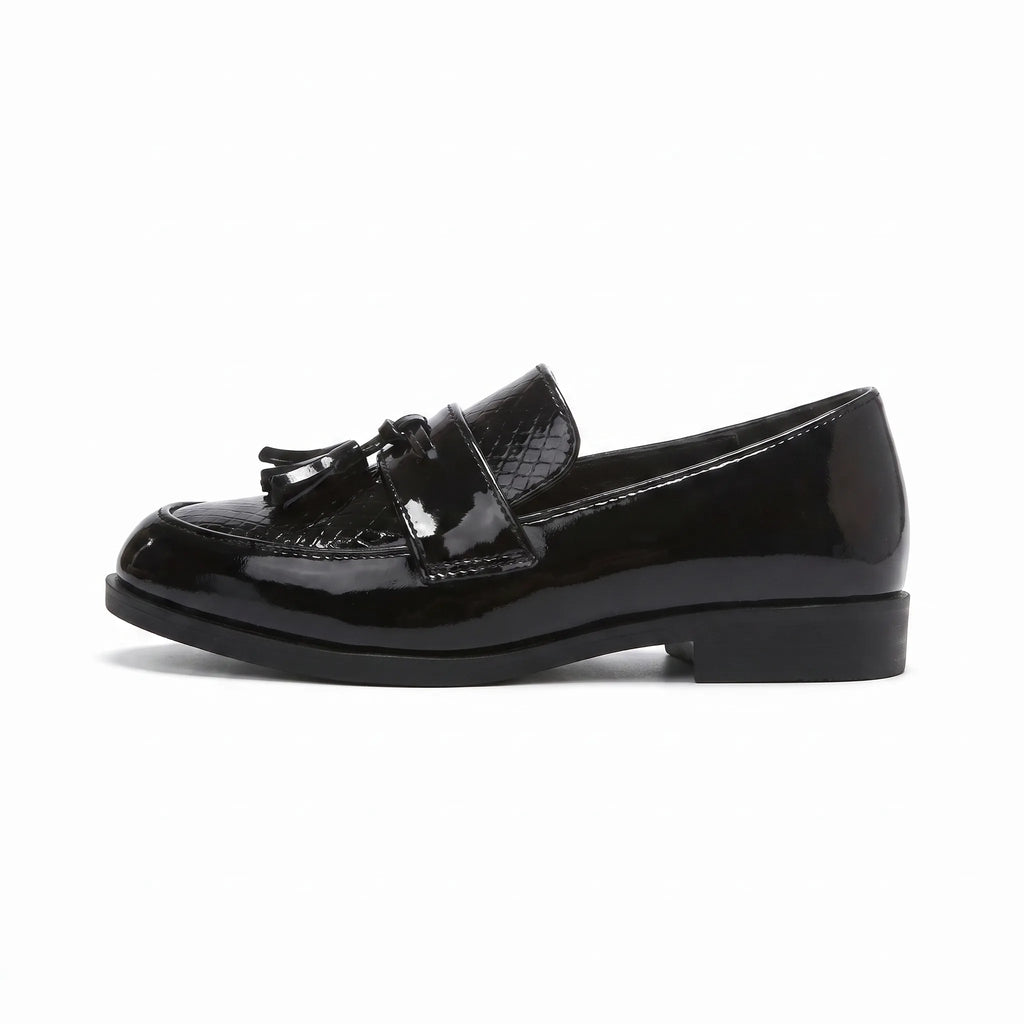 Mocassins Décontractés Souples En Cuir Pour Garçons - Studio — Side Profile