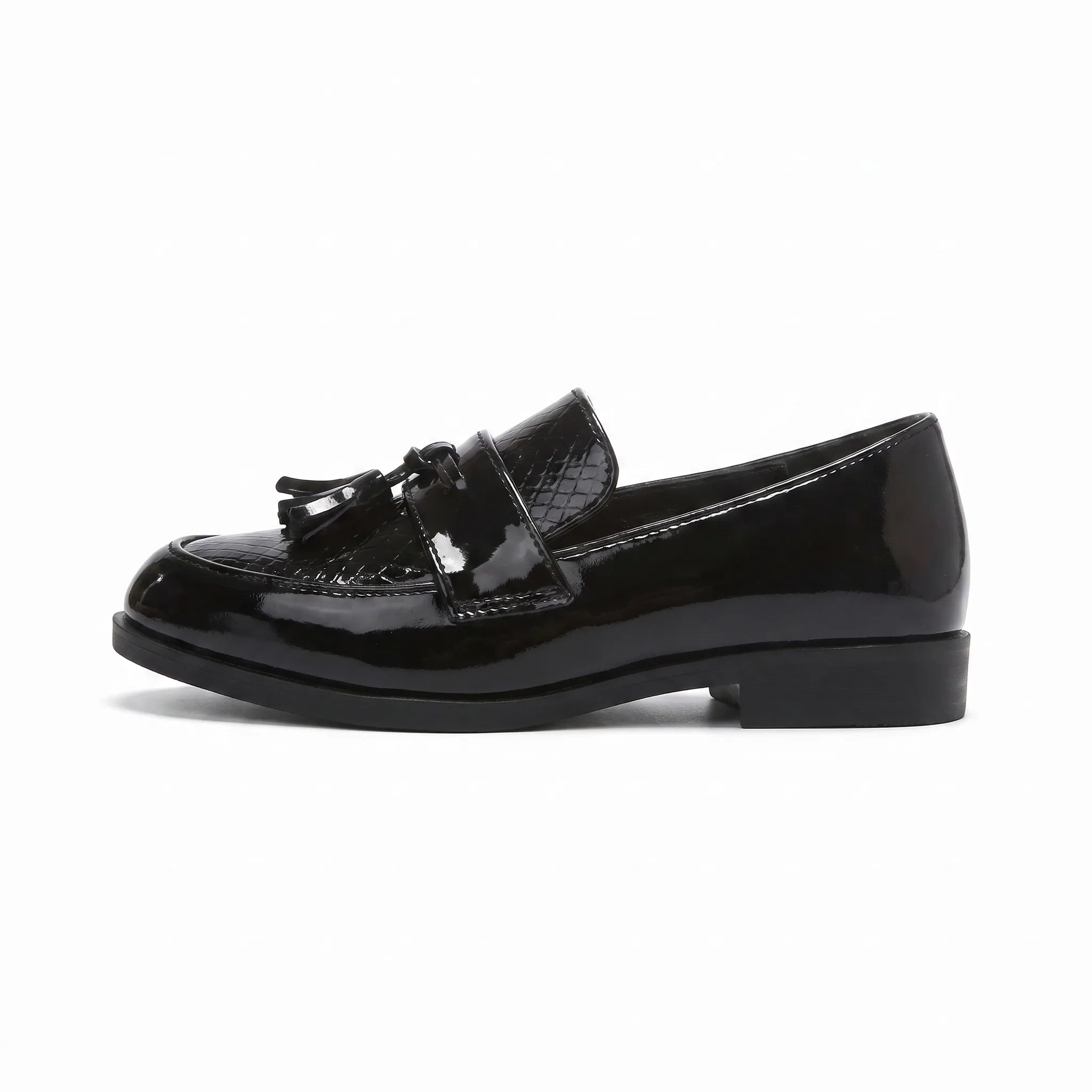 Mocassins Décontractés Souples En Cuir Pour Garçons - Studio — Side Profile