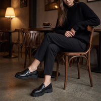 Mocassins En Cuir À Plateforme Pour Femmes - Lifestyle — Worn Editorial