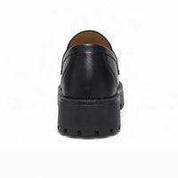 Mocassins En Cuir À Plateforme Pour Femmes - Studio - Behind view