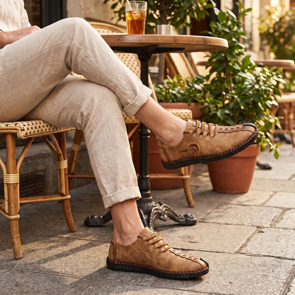 Mocassins En Cuir Synthétique Pour Homme Avec Semelle Orthopédique - Lifestyle — Worn Editorial