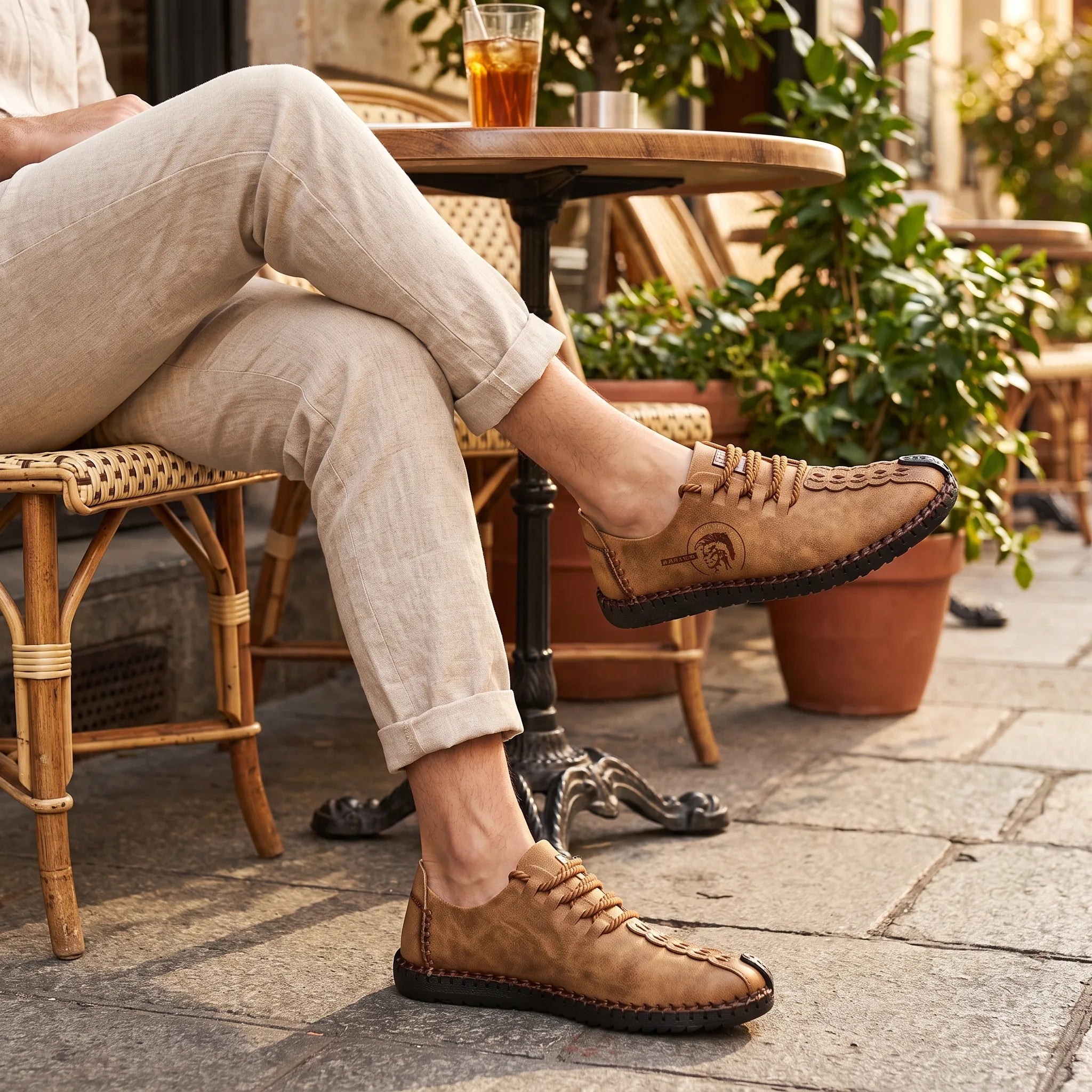 Mocassins En Cuir Synthétique Pour Homme Avec Semelle Orthopédique - Lifestyle — Worn Editorial