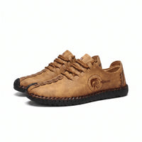 Mocassins En Cuir Synthétique Pour Homme Avec Semelle Orthopédique - Studio — Front 3/4 Pair
