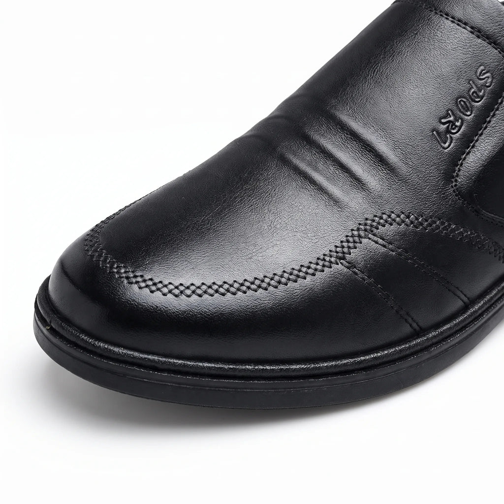 Mocassins En Cuir Synthétique Super Légers Pour Hommes - Studio — Detail Close-up