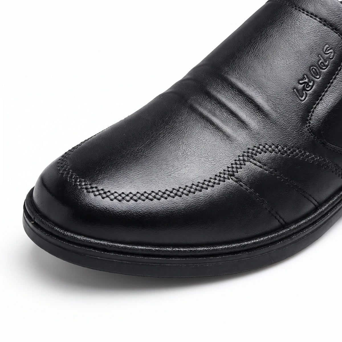Mocassins En Cuir Synthétique Super Légers Pour Hommes - Studio — Detail Close-up