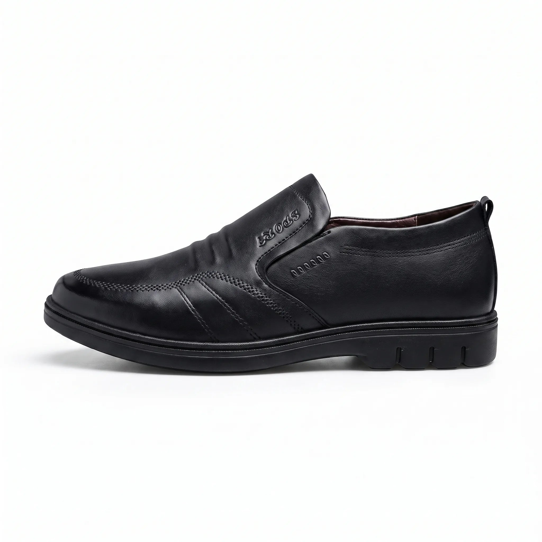 Mocassins En Cuir Synthétique Super Légers Pour Hommes - Studio — Side Profile