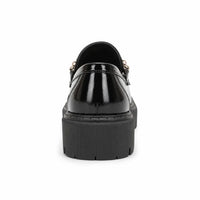 Mocassins En Cuir Verni Pour Femmes Avec Design De Cœur - Studio - Behind view