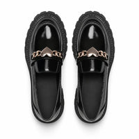 Mocassins En Cuir Verni Pour Femmes Avec Design De Cœur - Studio - Top view