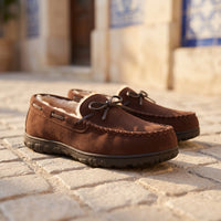 Mocassins En Daim Fourrés - Lifestyle — Mediterranean Editorial
