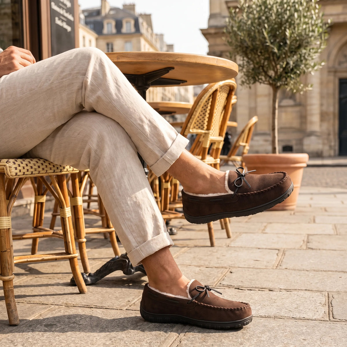 Mocassins En Daim Fourrés - Lifestyle — Worn Editorial